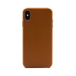 قاب پشتی چرمی کلاسیک برای iPhone Xs/Max - قهوه ای - برند پرودو Porodo