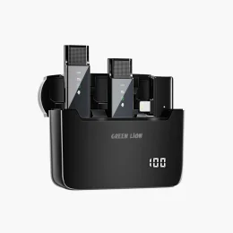میکروفون نمایشگر دیجیتال 2 در 1 (کانکتور لایتنینگ) - مشکی - برند گرین لاین Green lion