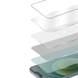 محافظ صفحه نمایش گلس ای HD با رنگ  3D AG/matte برای iPhone 13 / 13 Pro - Clear - برند گرین لاین Green lion