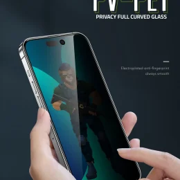 محافظ صفحه نمایش گلس ای سه بعدی PET HD  برای iPhone 14 Pro Max (6.7 اینچ) - Clear - برند گرین لاین Green lion