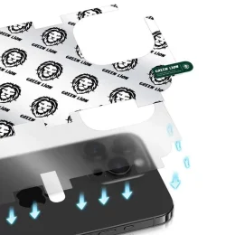 بسته دفاعی 4 در 1 برای آیفون 15 پلاس - شفاف - برند گرین لاین Green lion