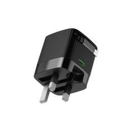 [GN65WPDGNBK] Green Lion Gan Adapter 65W Retractable Cable PD 3.0 (_Black) (Copy)
