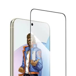 محافظ صفحه نمایش گلس ای تمام چسب 9H برای Samsung Galaxy S23 Plus - Clear - برند گرین لاین Green lion