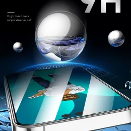 محافظ تمام صفحه Green 9H Steve Glass Strong برای iPhone 14 Pro Max (6.7 اینچ) - Cle - برند گرین لاین Green lion