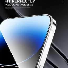 محافظ صفحه نمایش 9H Steve HD برای آیفون 15 - Clear - برند گرین لاین Green lion