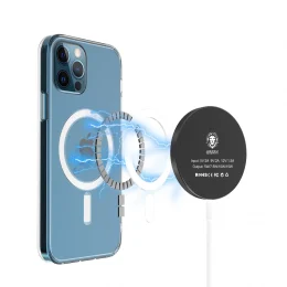 قاب مغناطیسی خلاقانه ضد ضربه 360 درجه برای iPhone 13 Pro Max 6.7 اینچی - Clear - برند گرین لاین Green lion