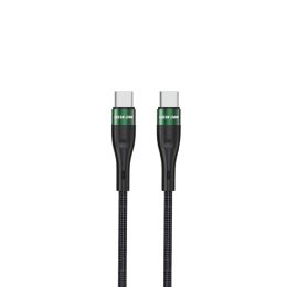 [GNCBCTYC3MBK] Green Lion USB-C to Type-C Braided Cable 3M - 1M PD 60W - Black (3M)
