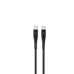 [GNCCTCTYC1MBK] Green Lion PVC USB-C to Type-C Cable with LED Indicator 1M PD 60W - Black