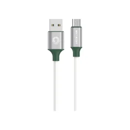 کابل PVC USB-A به Micro USB Wide 1M - سفید - برند گرین لاین Green lion