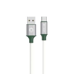 [GNCWATYC1MWH] Green Lion PVC USB-A to Type-C Wide Cable 1M - White
