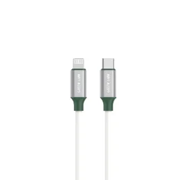 کابل PVC USB-C به Lightning Wide 1M PD 20W - سفید - برند گرین لاین Green lion