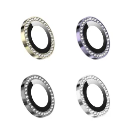 لنز دوربین الماس برای آیفون 14 پلاس / 14 - مشکی - برند گرین لاین Green lion