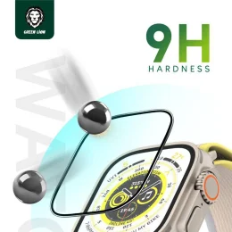 محافظ کامل گلس ای Ultra Pro HD برای اپل واچ 49 میلی متری - شفاف - برند گرین لاین Green lion