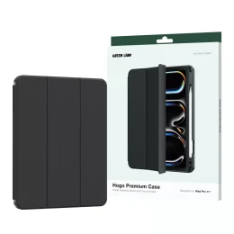 قاب ممتاز Hogo با مداد نگهدارنده برای iPad Pro 13 اینچ - مشکی - برند گرین لاین Green lion