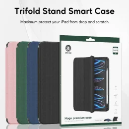 قاب پریمیوم هوگو با جای مداد برای iPad Pro 12.9 اینچی - صورتی - برند گرین لاین Green lion