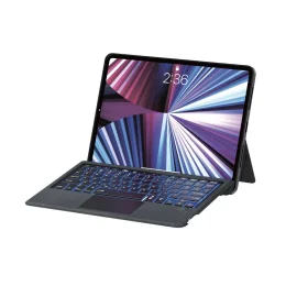 کیبورد صفحه‌کلید لمسی برای iPad 10.9 اینچی و 11 اینچی 500 میلی‌آمپر ساعت - مشکی - برند گرین لاین Green lion