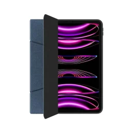 قاب چرمی Stand Mate برای iPad 10.2 اینچی - آبی - برند گرین لاین Green lion