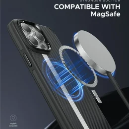 کیس Kevlar Designo برای آیفون 15 پرو -مشکی - برند گرین لاین Green lion