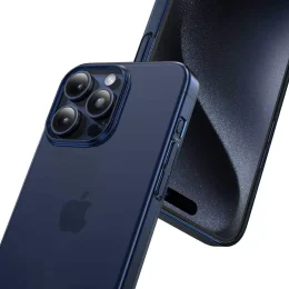 قاب Magsafe Delgado برای آیفون 15 پرو - آبی - برند گرین لاین Green lion