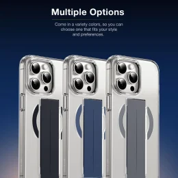 MagSafe Grip Case برای iP15Pro - مشکی - برند گرین لاین Green lion