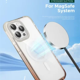 Magsafe Gradio Anti Collision Corner برای iP15 Pro-Green/Black - برند گرین لاین Green lion