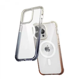 با گوشه های ضدضربه Magsafe Gradio برای iP15 Promax-Gray/Blue - برند گرین لاین Green lion