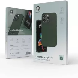 قاب سیلیکونی فوق نرم Magsafe برای iPhone 15Pro - سبز - برند گرین لاین Green lion