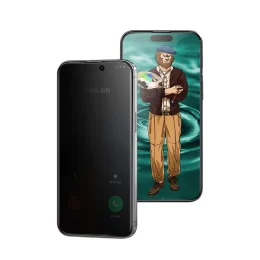 شیشه سه بعدی پیکاسو - iP14Plus/13Pro Max - شفاف - برند گرین لاین Green lion