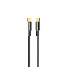 کابل لمسی USB-C به USB-C 1M 60W - مشکی - برند گرین لاین Green lion