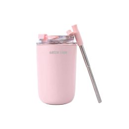 [GNVATMUG280PK] Green Lion Vacuum Travel Mug Lite - 280 ML - Black (Pink)