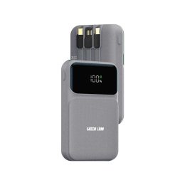Green Lion 3 in 1 Integrated Power Bank PD 20W with Type-C - Lightning &USB-A Cable10000mAh