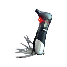Green Lion Smart Appliances & Lifestyle Digital Tire Pressure Gauge 9 In 1 Rescue Tool LED Flash Light Black [GNDITIREPRBK]