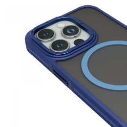 قاب Rouge برای آیفون 15 پرو مکس - آبی - برند لِوِلو Levelo