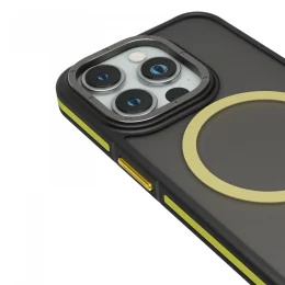 قاب Rouge برای آیفون 15 پرو مکس - زرد - برند لِوِلو Levelo