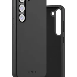 قاب سیلیکونی مایع عنبیه برای Samsung S23 Plus - مشکی - برند لِوِلو Levelo