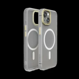 قاب پشتی مات Magsafe Kayo iPhone 14 - مات شفاف/شامپاین - برند لِوِلو Levelo