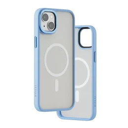 قاب پشتی مات Magsafe Kayo iPhone 14 Plus - مات شفاف/آبی - برند لِوِلو Levelo