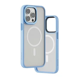 قاب پشتی مات Magsafe Kayo iPhone 14 Pro - مات شفاف/آبی - برند لِوِلو Levelo