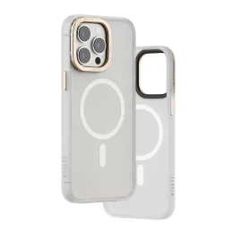 قاب پشتی مات Magsafe Kayo iPhone 14 Pro - مات شفاف/شامپاین - برند لِوِلو Levelo