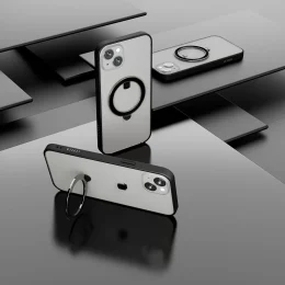 قاب  استند چند منظوره MagSafe Ringo برای آیفون 14 پلاس - مشکی - برند لِوِلو Levelo