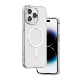 قاب پشتی شفاف MagSafe Sensa برای iPhone 14 Pro - Clear/Silver_x000D_
 - برند لِوِلو Levelo