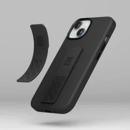 قاب سیلیکونی Morphix با دستگیره سیلیکونی برای آیفون 15 - مشکی - برند لِوِلو Levelo