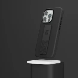 قاب سیلیکونی Morphix با گریپ سیلیکونی برای آیفون 15 پرو - مشکی - برند لِوِلو Levelo