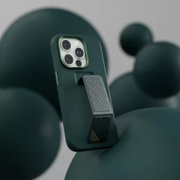 قاب سیلیکونی Morphix با دستگیره چرمی برای آیفون 15 پرو -  - برند لِوِلو Levelo