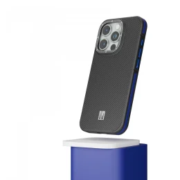 قاب Ox Carbon برای iPhone 15 Pro Max -Blue - برند لِوِلو Levelo