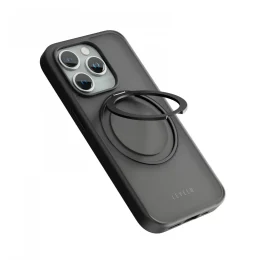 قاب  استند چند منظوره MagSafe Ringo برای iPhone 15 Pro Max - مشکی - برند لِوِلو Levelo
