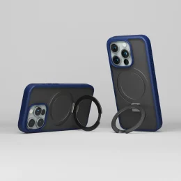 کیف Verona برای iPhone 15 Pro Max - آبی عمیق - برند لِوِلو Levelo