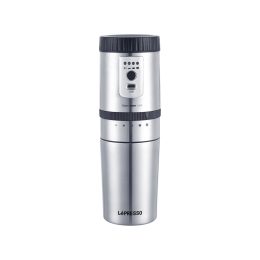 Lepresso-LPGCM-mini-grinding-and-coffee-maker-stainless-mug-4