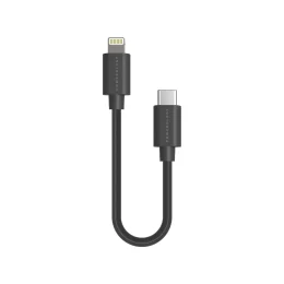 کابل USB-C به لایتنینگ 0.25 متر - مشکی - برند پاورولوژی Powerology