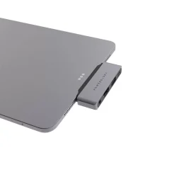 هاب USB-C 4 در 1 با HDMI USB Aux - خاکستری - برند پاورولوژی Powerology